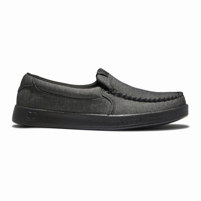 DC Villain Slip Ons Férfi Tornacipő Szürke (UPDC93671)